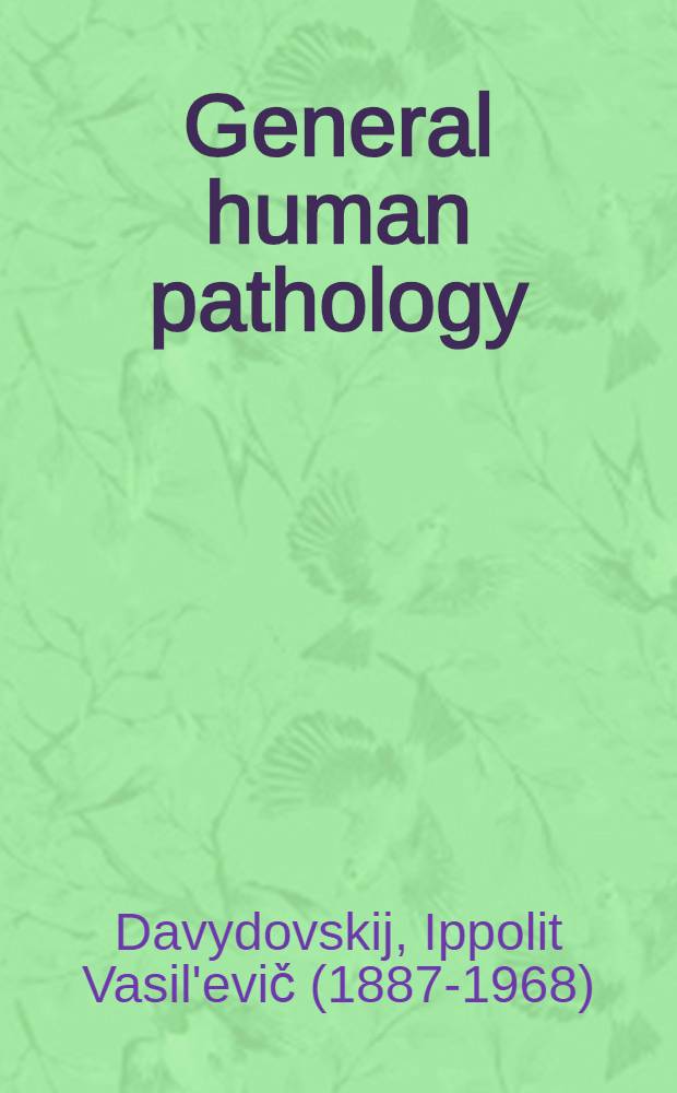General human pathology
