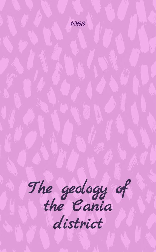 The geology of the Cania district