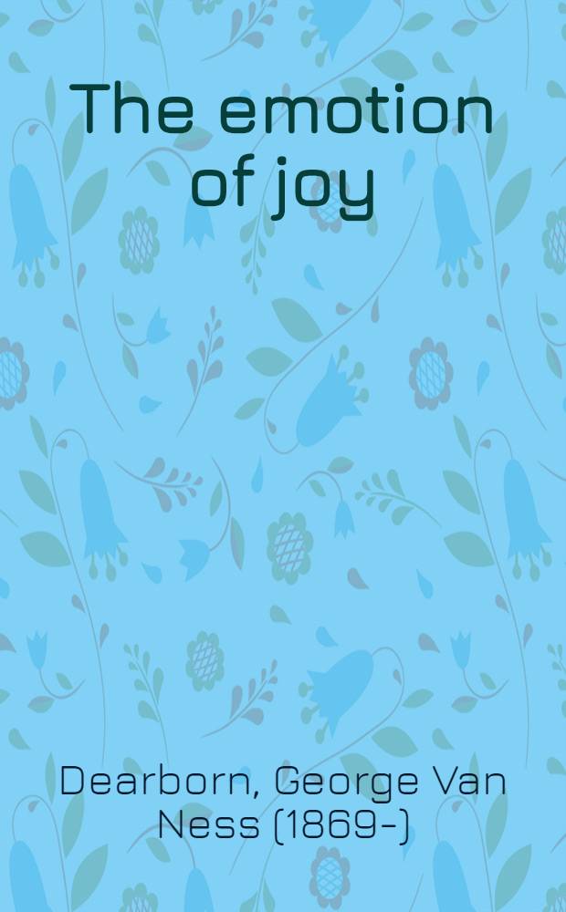 The emotion of joy