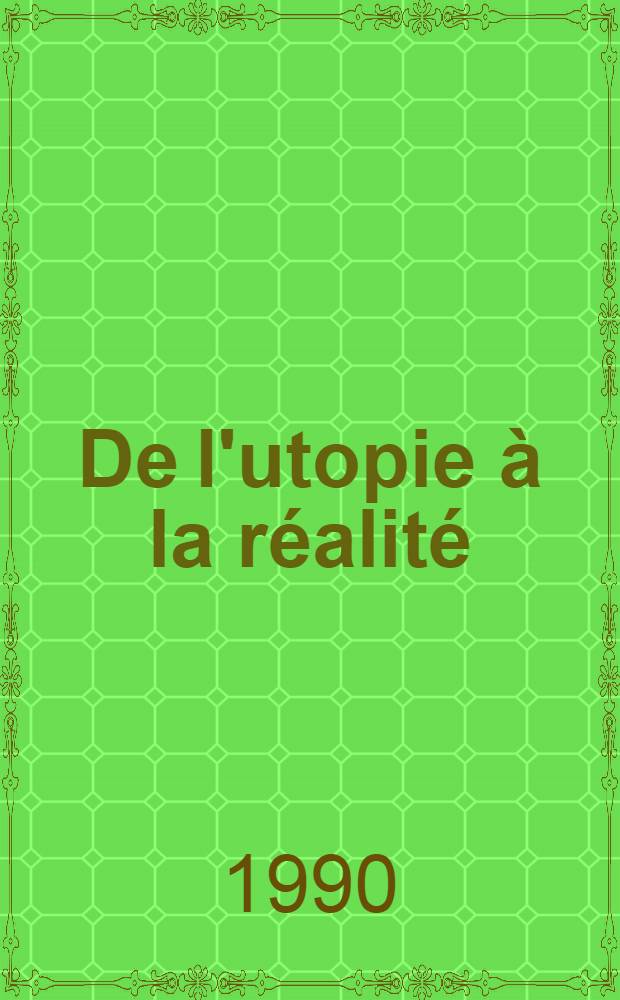 De l'utopie à la réalité : Réflexions de spécialistes sur le nouveau modèle de développement de la soc. sov