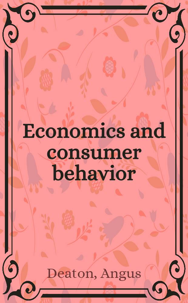 Economics and consumer behavior