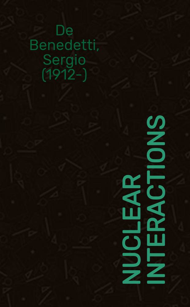 Nuclear interactions