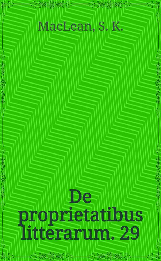 De proprietatibus litterarum. 29 : The Bänkelsang and the work of Bertolt Brecht