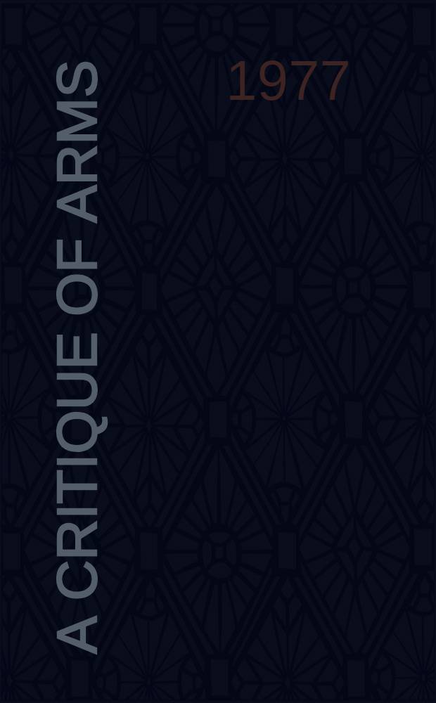 A critique of arms