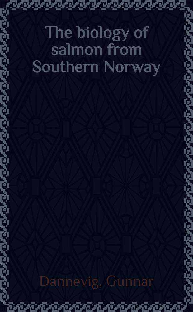 The biology of salmon from Southern Norway : Fluctuations in age and growth