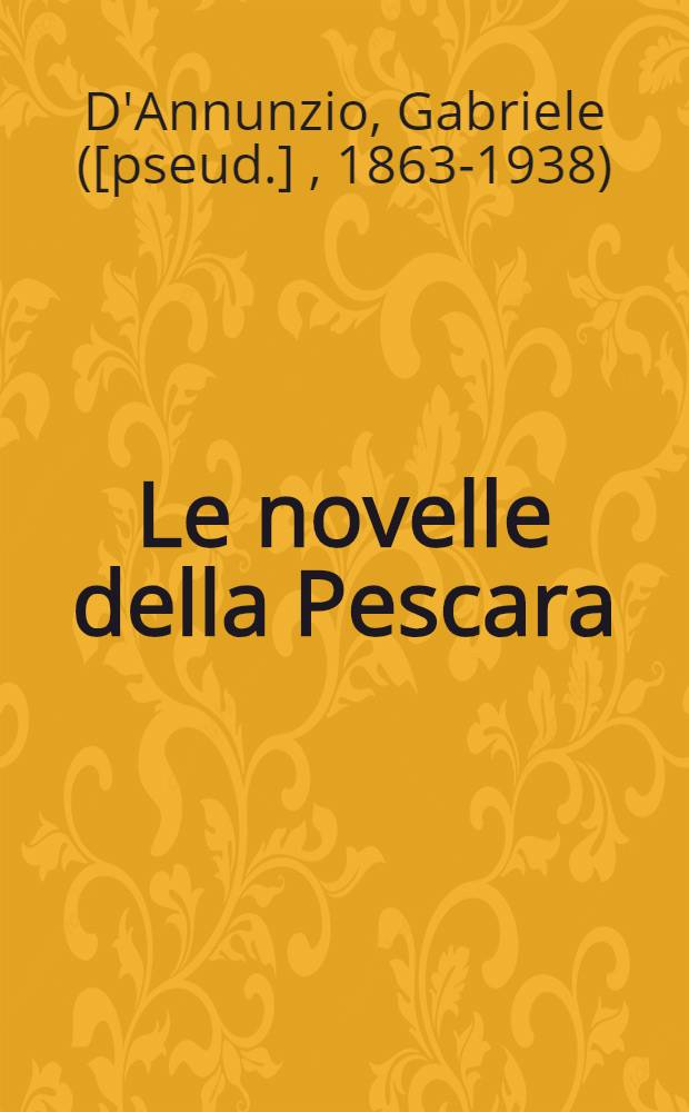 Le novelle della Pescara
