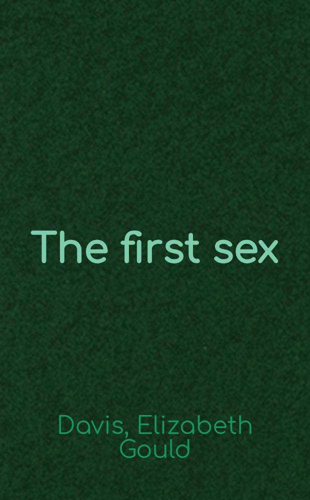 The first sex