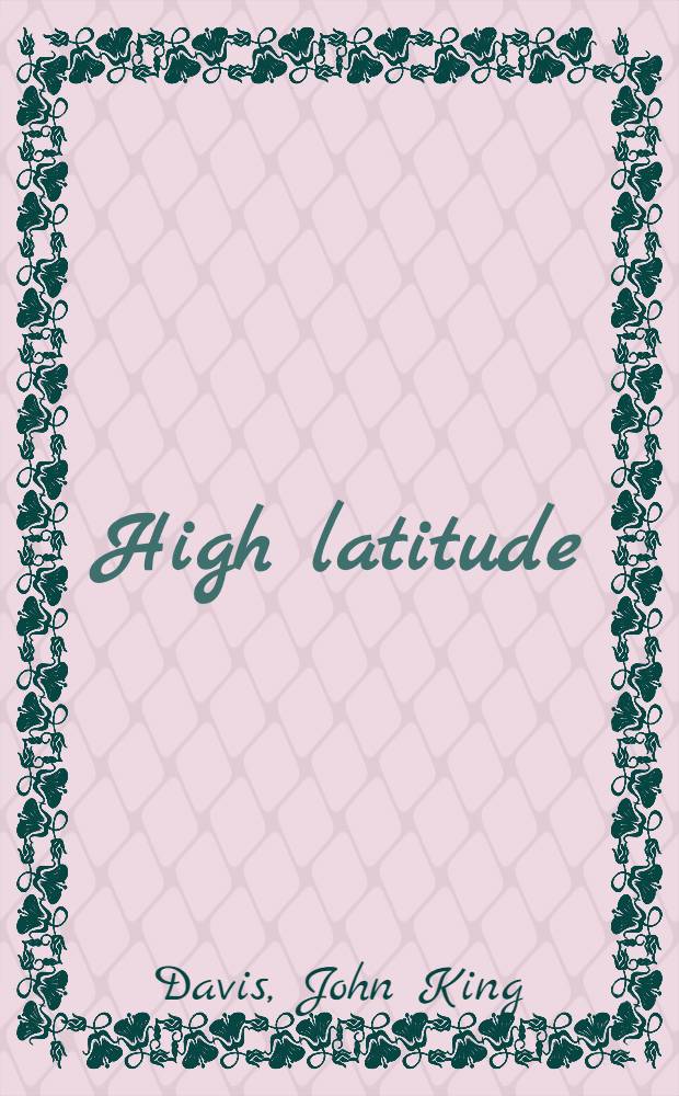 High latitude