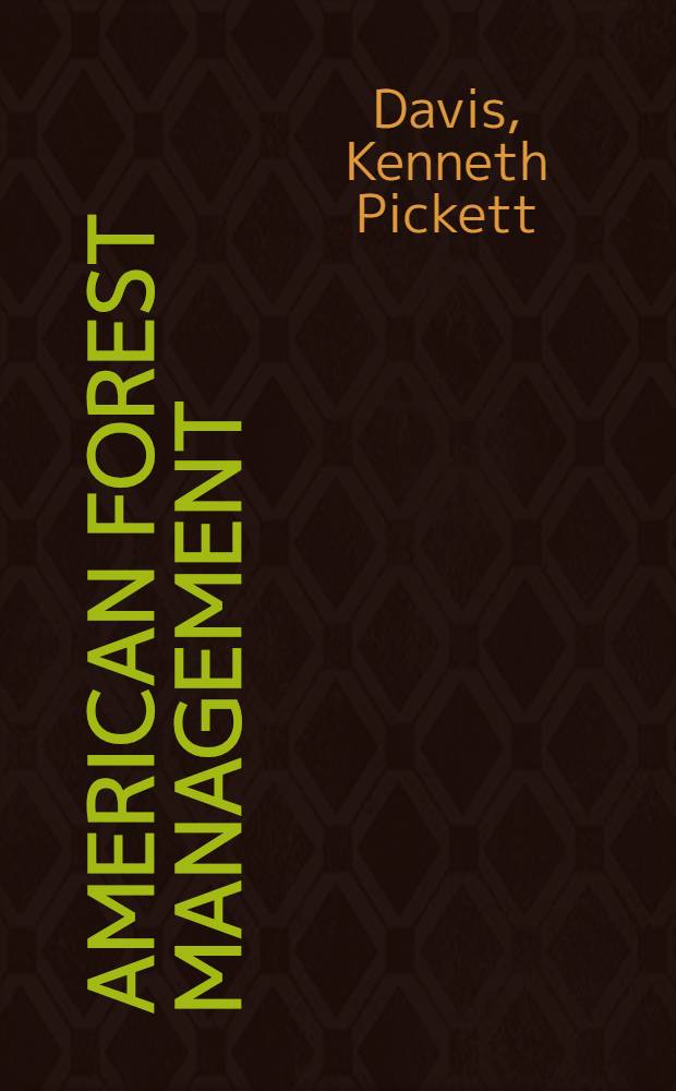 American forest management