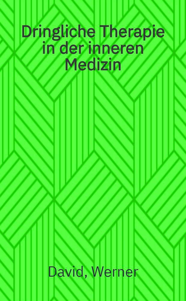 Dringliche Therapie in der inneren Medizin