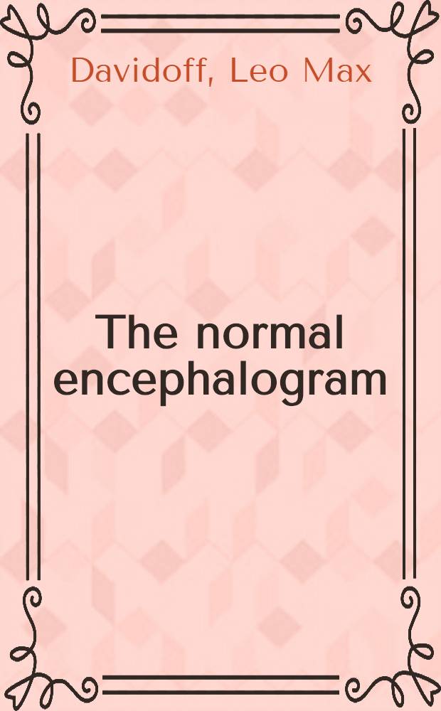The normal encephalogram