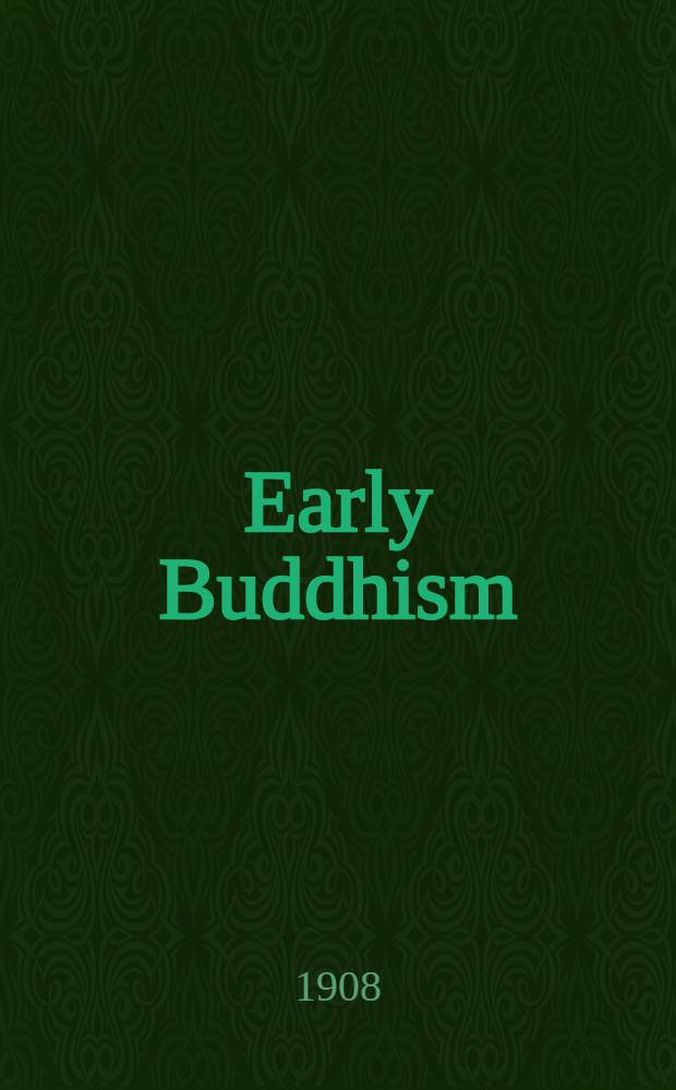 Early Buddhism