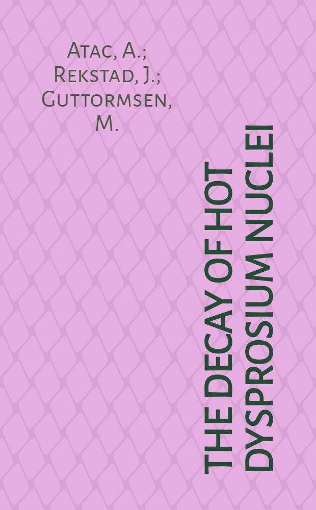 The Decay of hot dysprosium nuclei