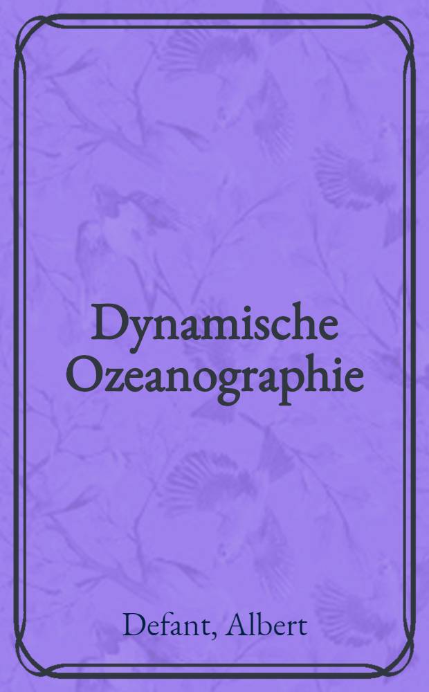 Dynamische Ozeanographie