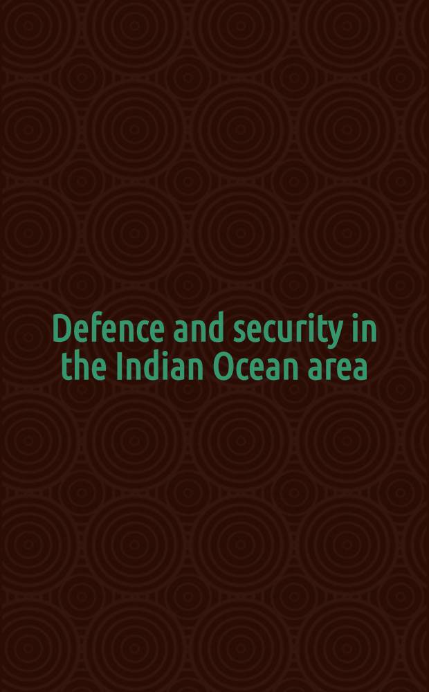 Defence and security in the Indian Ocean area