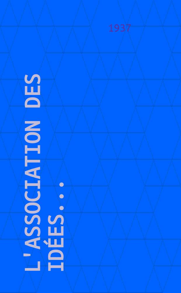 L'association des idées ...