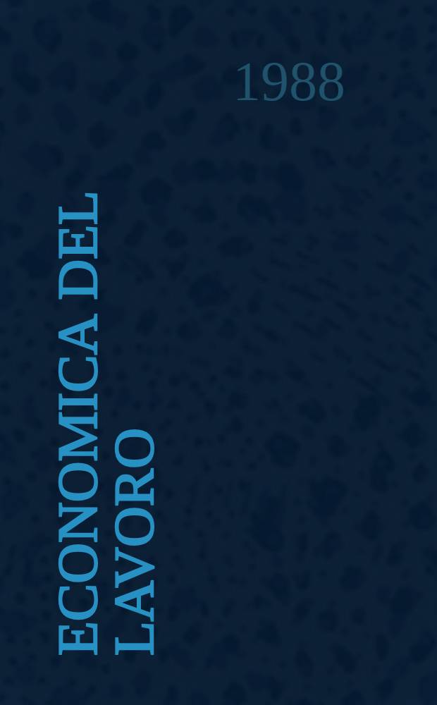 Economica del lavoro