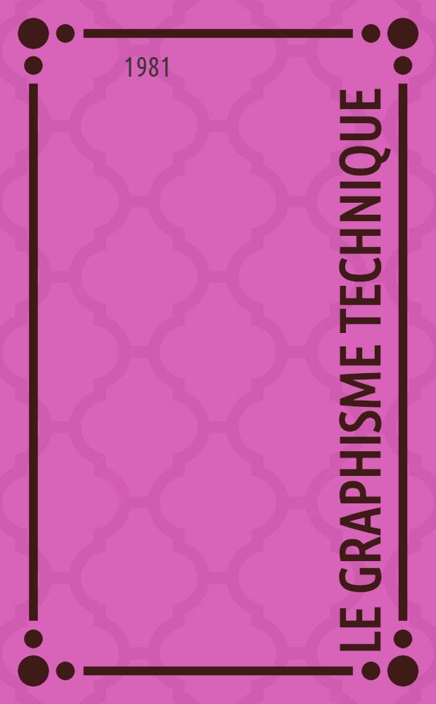 Le graphisme technique : Son histoire et son enseignement