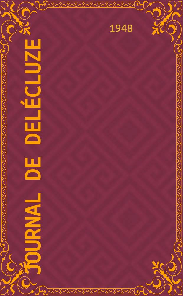 Journal de Delécluze : 1824-1828 : La vie parisienne sous la Restauration