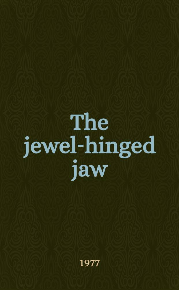 The jewel-hinged jaw : Notes on the lang. of science fiction