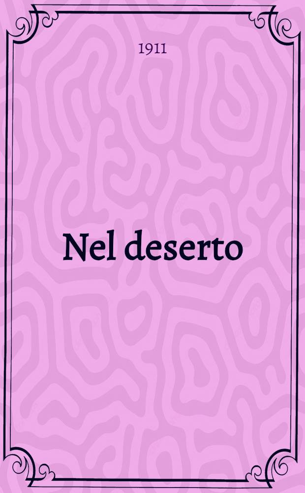 Nel deserto
