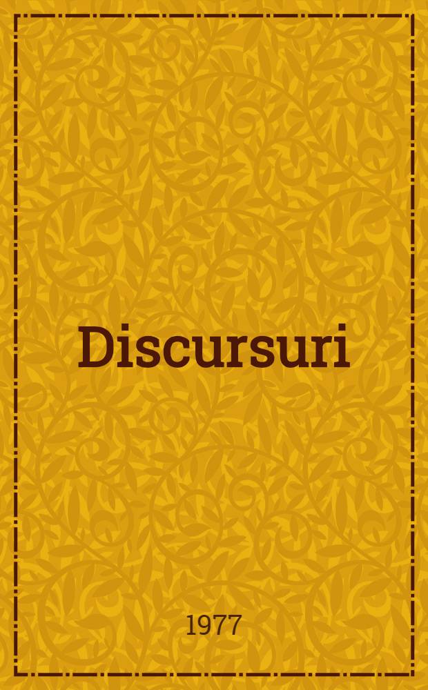Discursuri