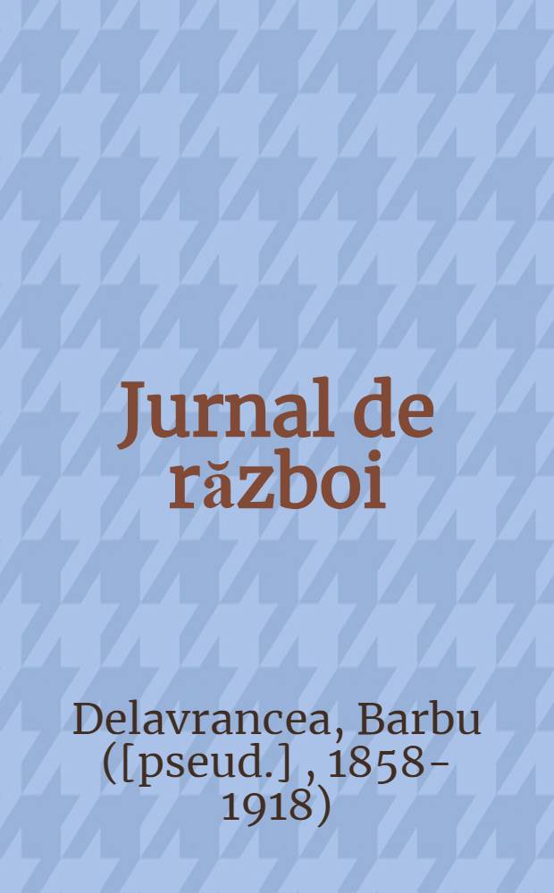 Jurnal de război