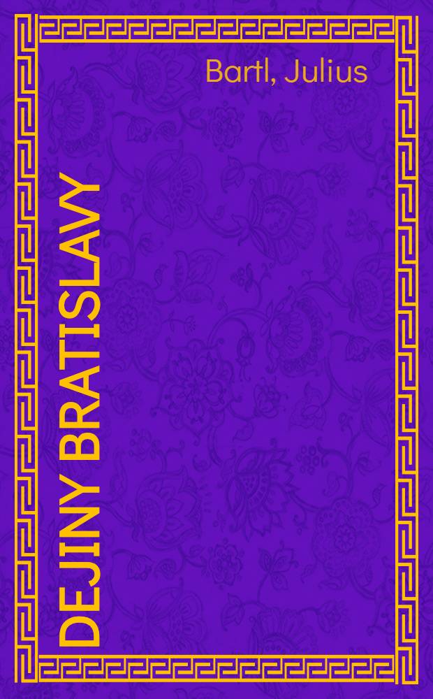 Dejiny Bratislavy