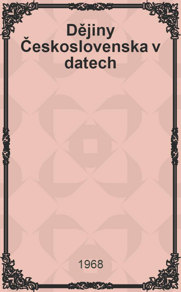 Dějiny Československa v datech