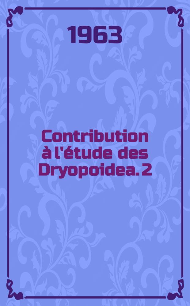 Contribution à l'étude des Dryopoidea. 2 : Les espèces malgaches du genre Pachyelmis Fairmaire (Coleoptera Elminthidae)