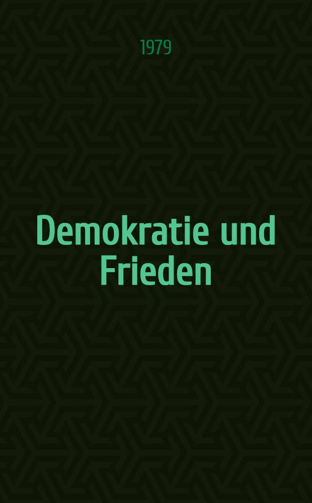 Demokratie und Frieden