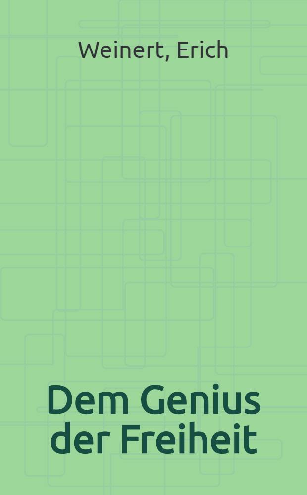 Dem Genius der Freiheit : Dichtungen um Stalin