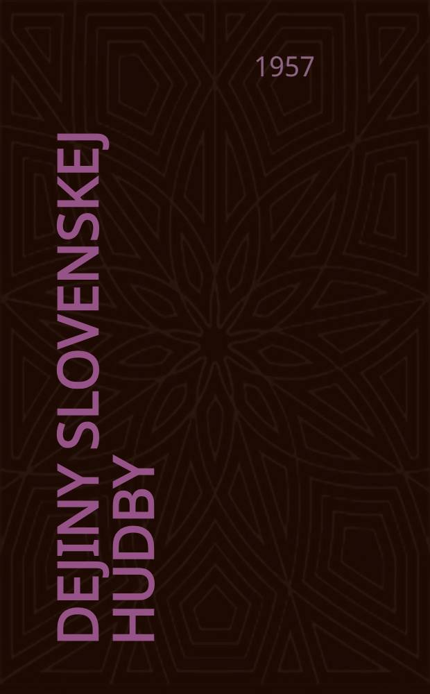 Dejiny slovenskej hudby