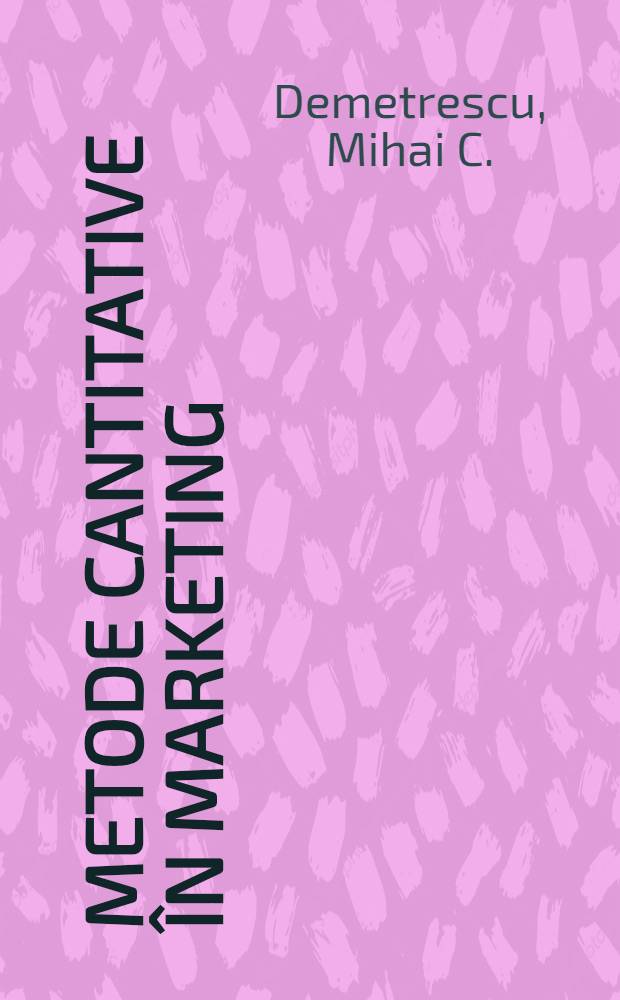 Metode cantitative în marketing