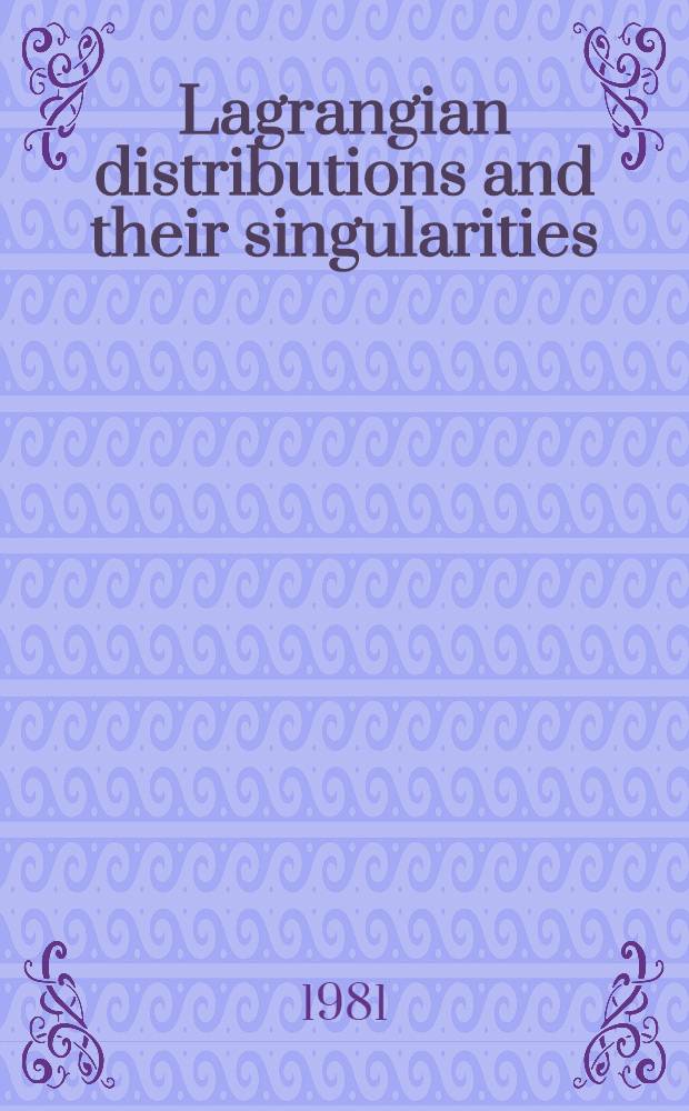 Lagrangian distributions and their singularities