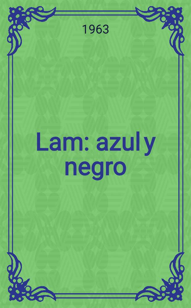 Lam: azul y negro