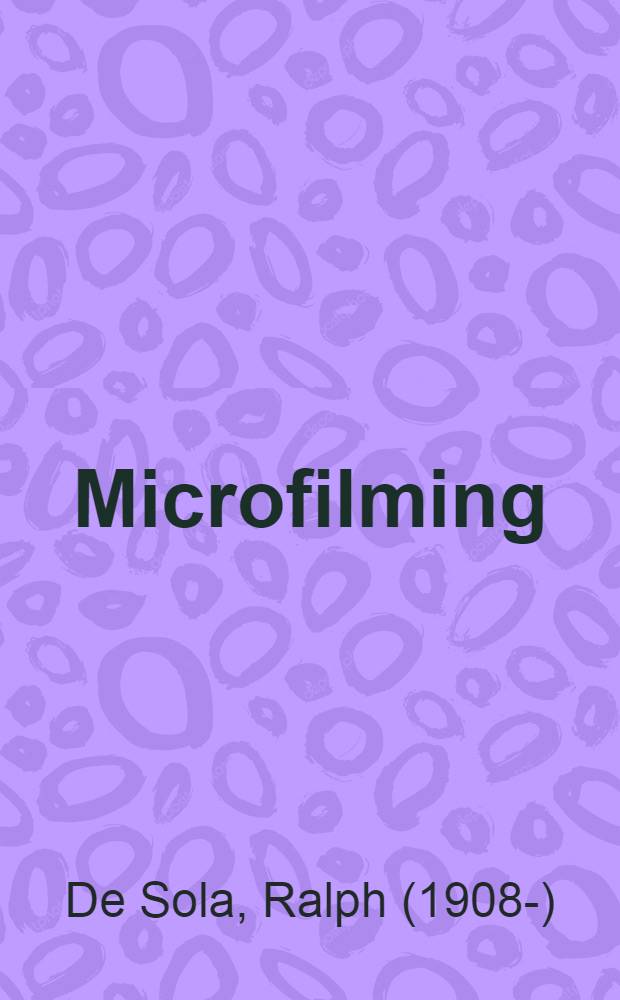 Microfilming