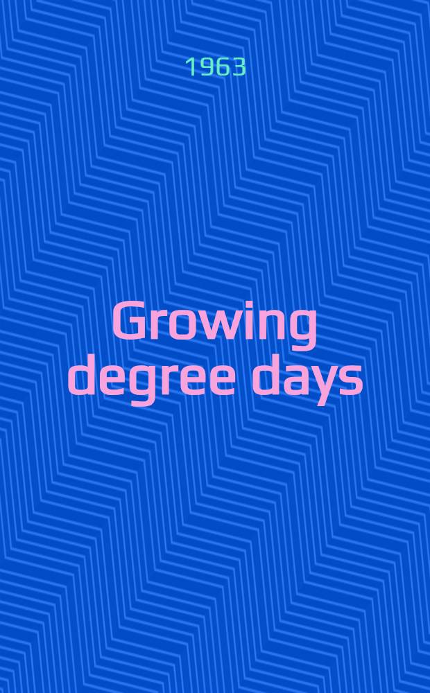 Growing degree days