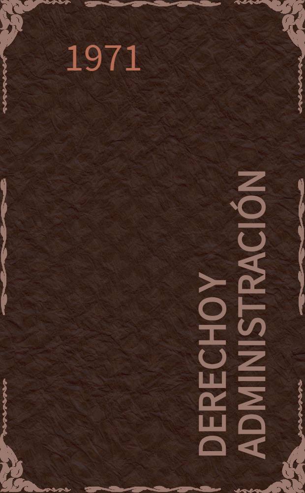 Derecho y administración