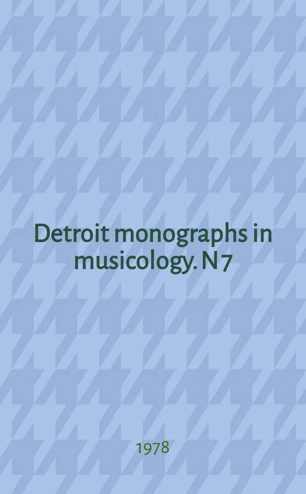 Detroit monographs in musicology. N 7 : The 1613 print of Juan Esquivel Barahona