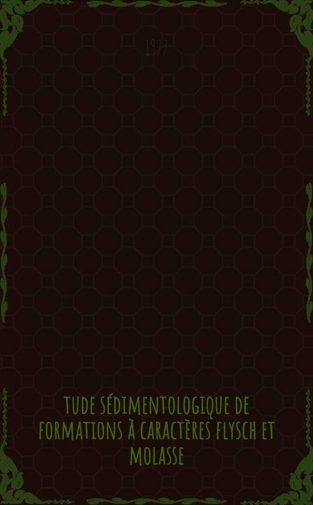 &Eacute;tude s&eacute;dimentologique de formations &agrave; caract&egrave;res flysch et molasse : Mac&eacute;doine et Epire. Gr&egrave;ce Th&egrave;se. Vol. 2 : Planches