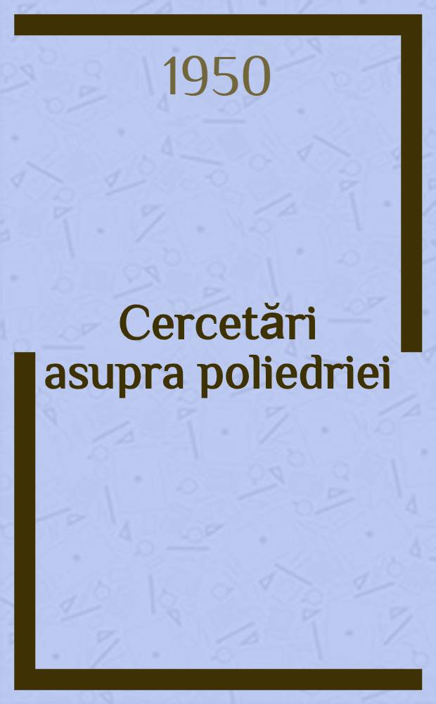 Cercetări asupra poliedriei (grasseria, icterul) viermelui de mătase Bombyx mori