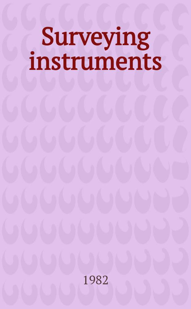 Surveying instruments