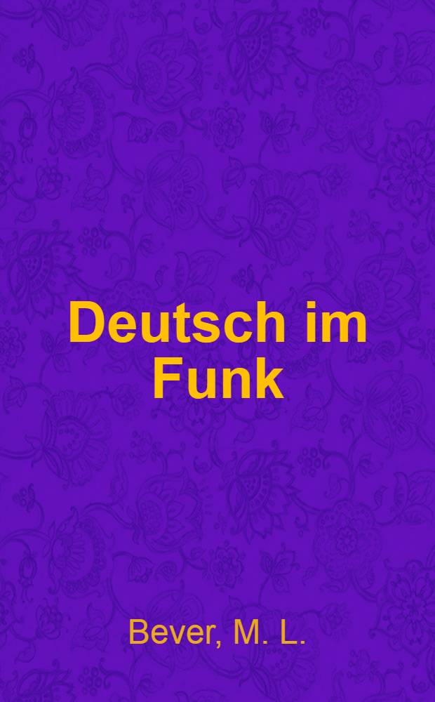 Deutsch im Funk