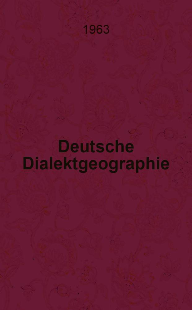 Deutsche Dialektgeographie : Berichte und Studien über G. Wenkers Sprachatlas des Deutschen Reichs. Bd. 66 : Die Mundarten an der alten churrätisch-konstanzischen Bistumsgrenze im Vorarlberger Rheintal