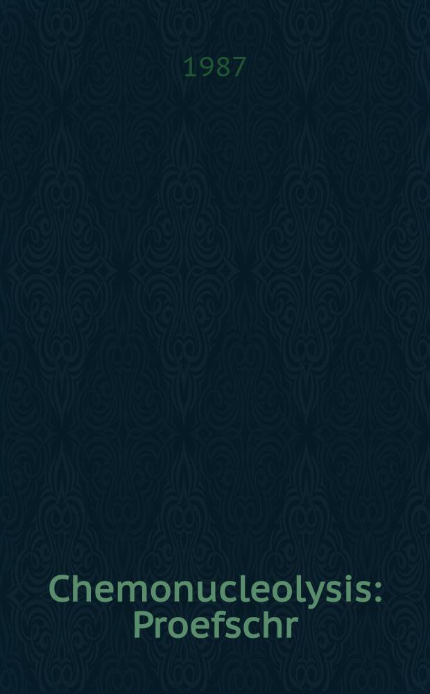 Chemonucleolysis : Proefschr