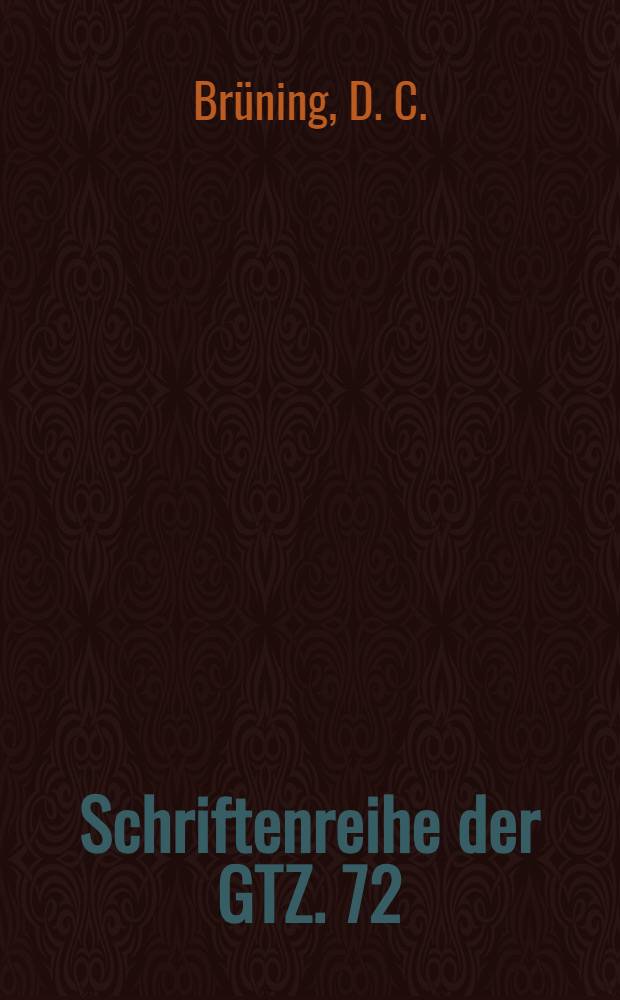 Schriftenreihe der GTZ. 72 : Population planning in Pakistan