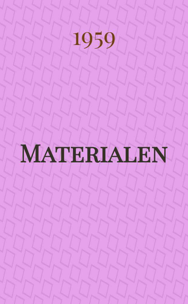 [Materialen]