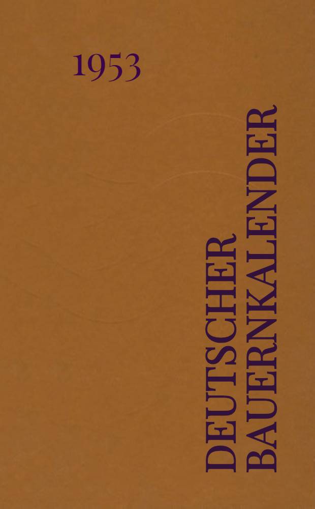 Deutscher Bauernkalender