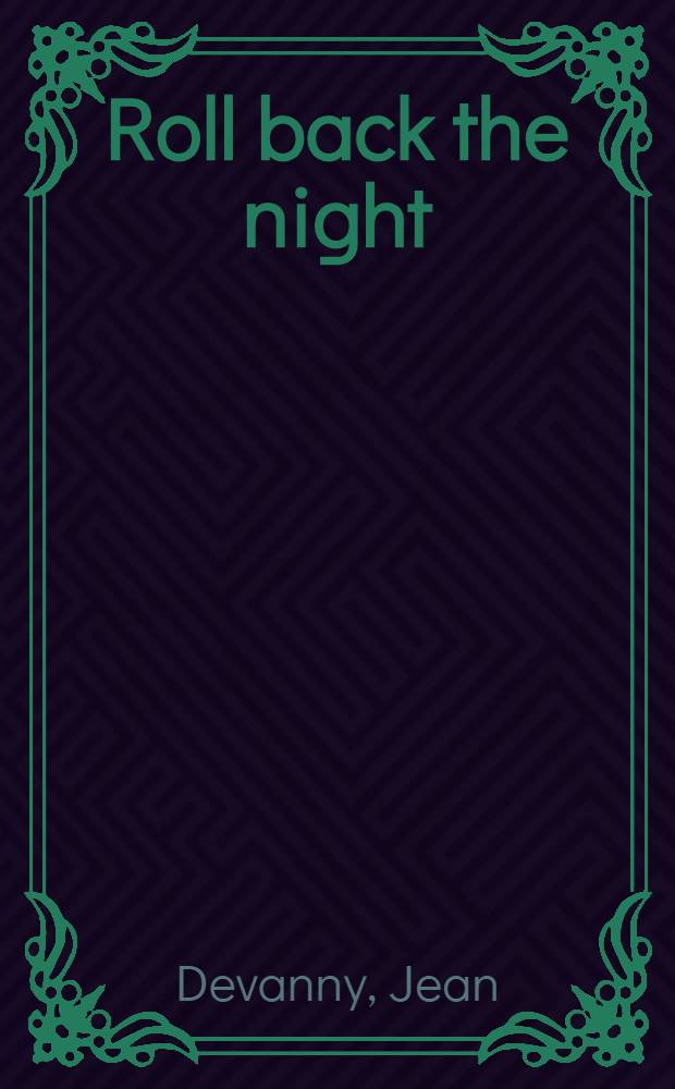 Roll back the night